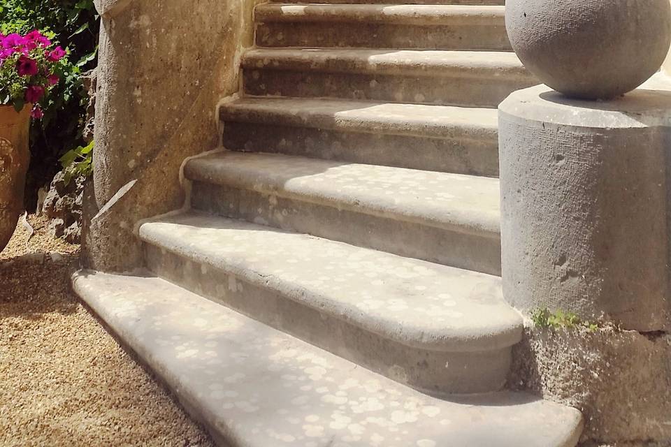 L'escalier du château