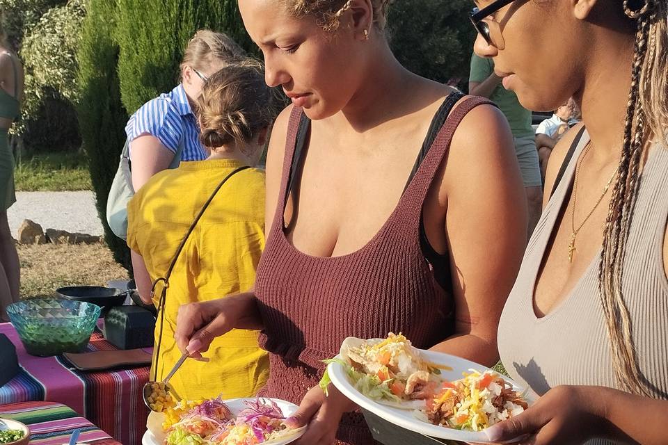 Taco bar