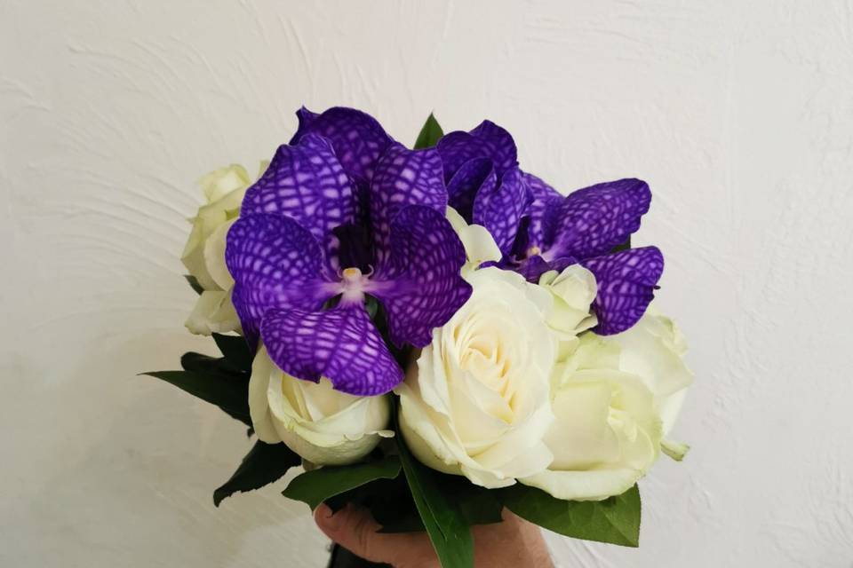 Bouquet de mariée rond