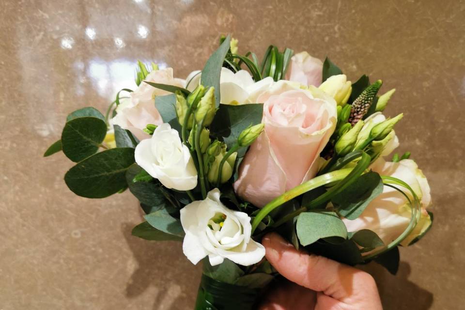 Bouquet de mariée rond