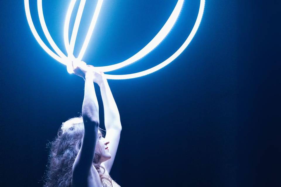 Hula hoop LED