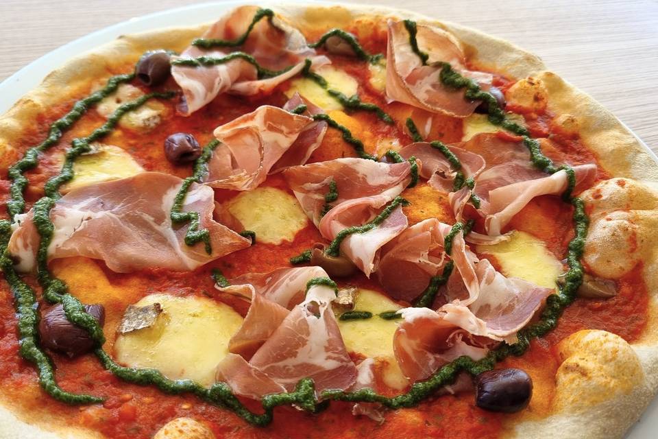 Jambon cru pesto