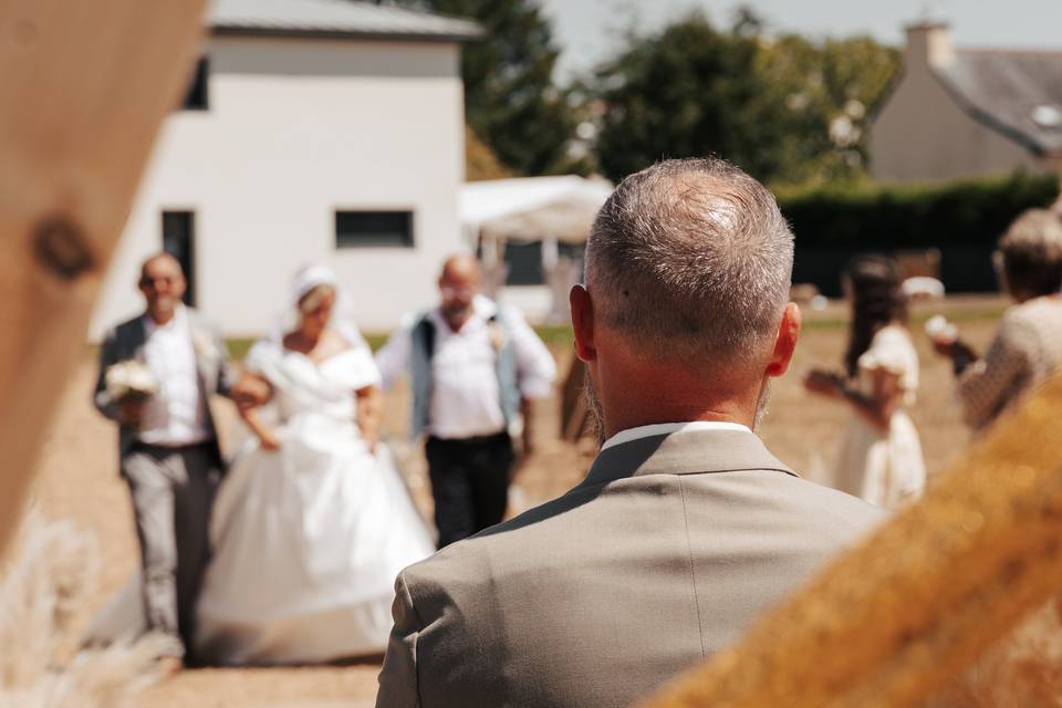 Arrivée de la mariée