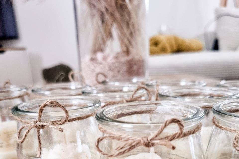 Bougies rose