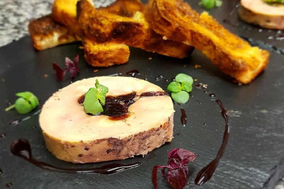 Foie gras aux griottes