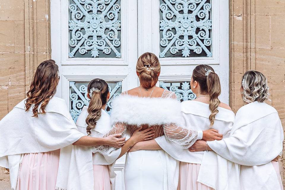 Coiffages mariage hiver