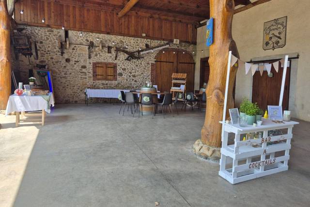 Apéritif sous l'auvent