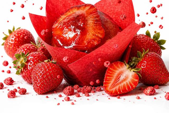 Muffin à la Fraise