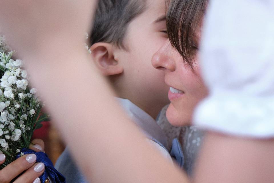 Mariés dans la mairie
