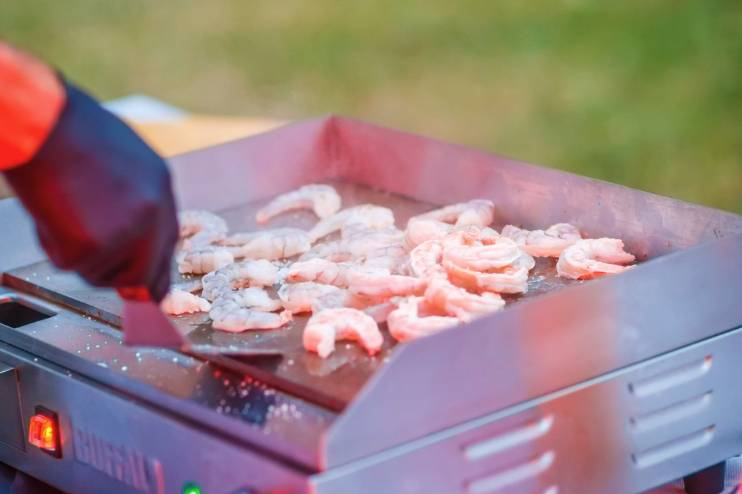 Live Cooking Gambas