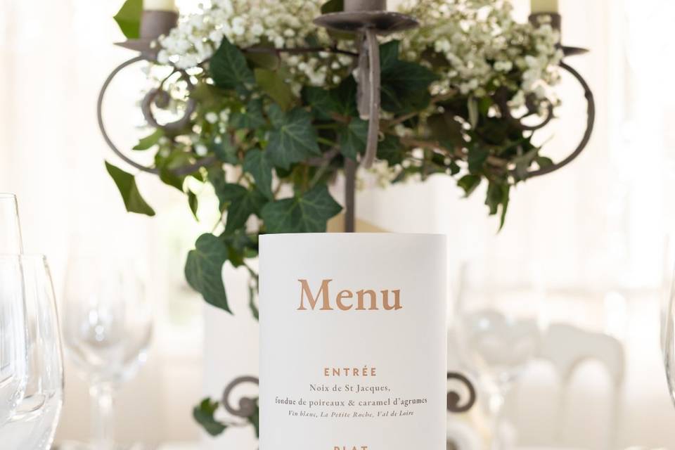 Menu.