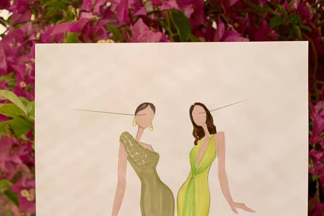 Les amies ilustrés