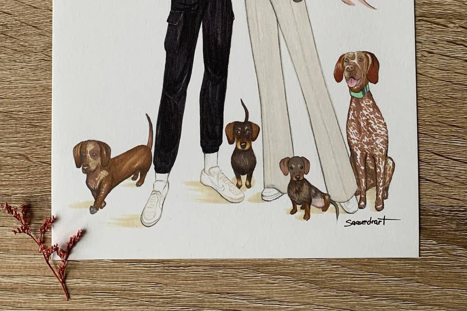 Illustration de la famille