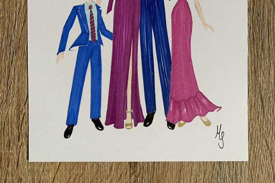Illustration de la famille