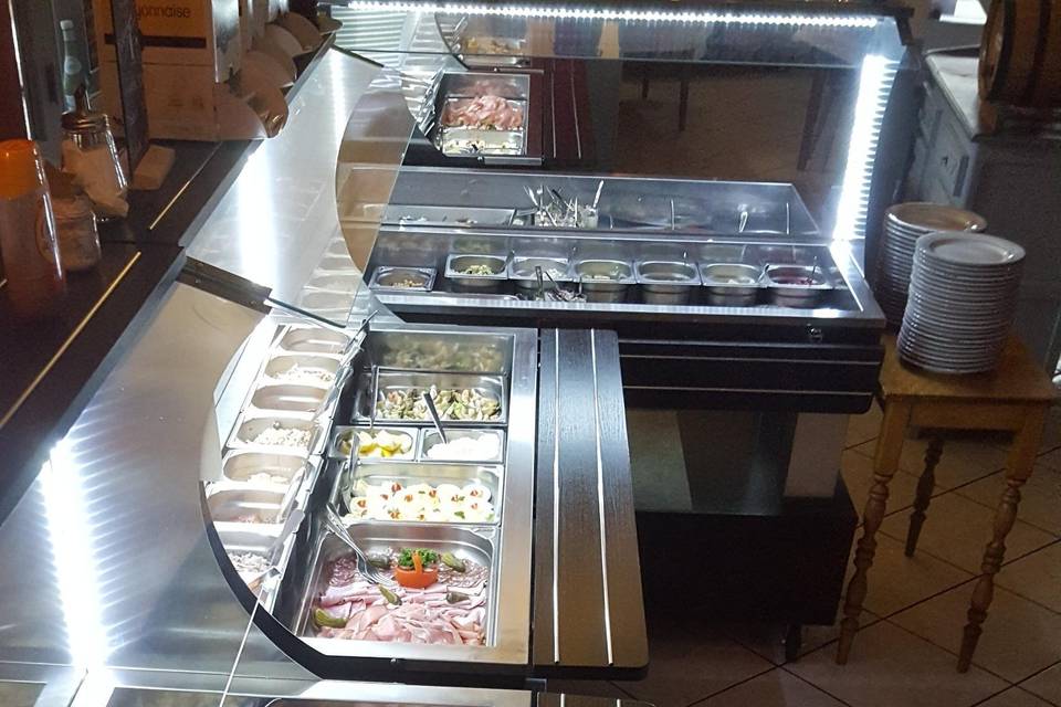 Buffet froid refrigéré