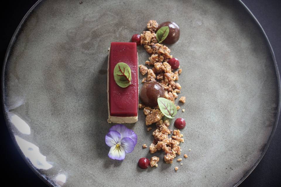 Foie gras FG granola praliné