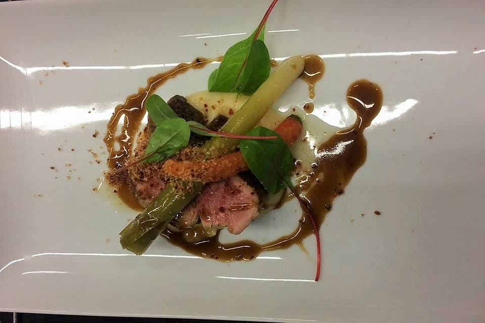 Filet de veau et ses légumes