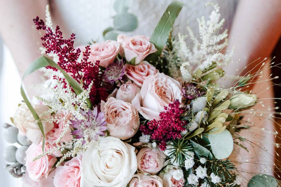 Bouquet de fleurs mariage