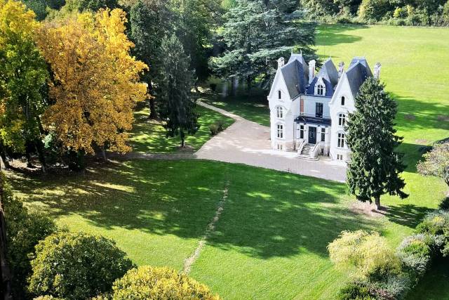 Le domaine vu du ciel