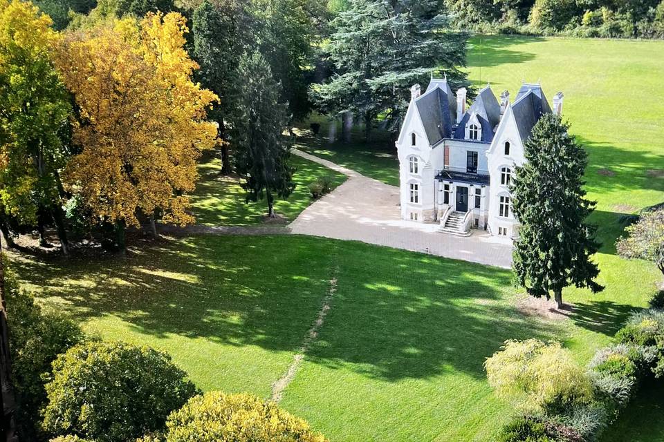 Le domaine vu du ciel