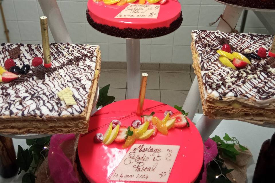 Présentation gâteaux