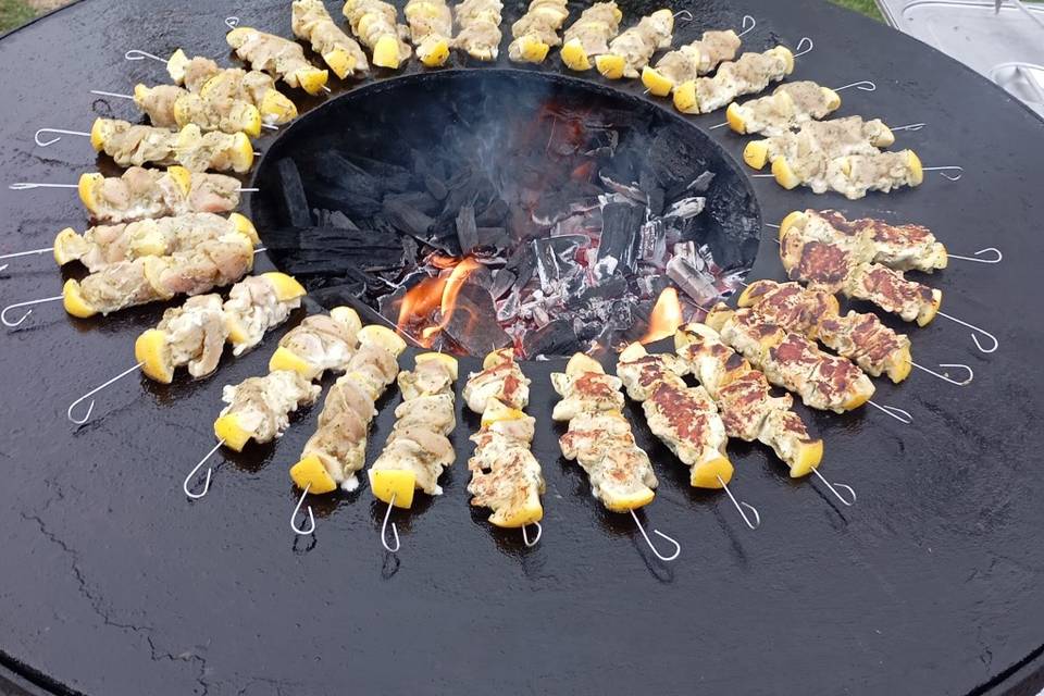 Brochettes de volaille thym ci