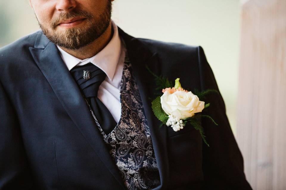 Boutonnière marié