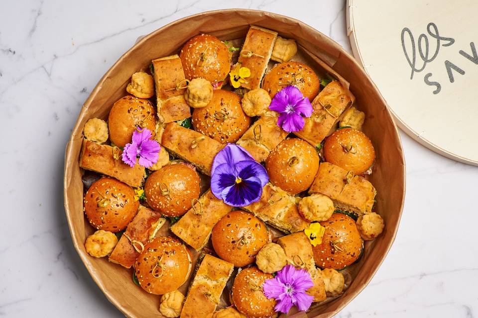 Mini sandwich foccacia