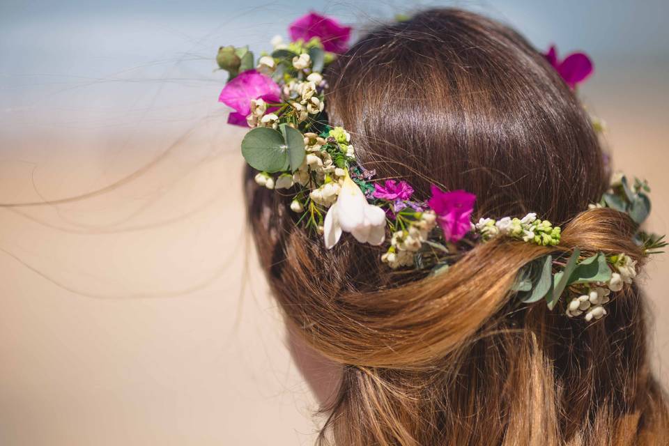 Couronne de fleurs