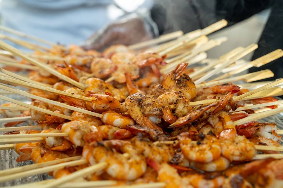 Detail_Brochettes de Crevettes