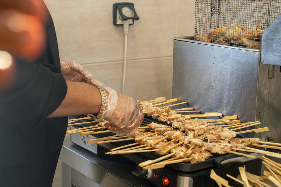 Detail_Brochettes sur Grill