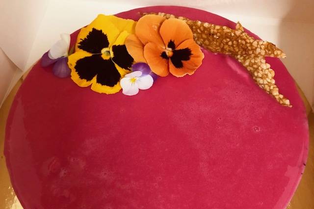 Entremet fruits rouges