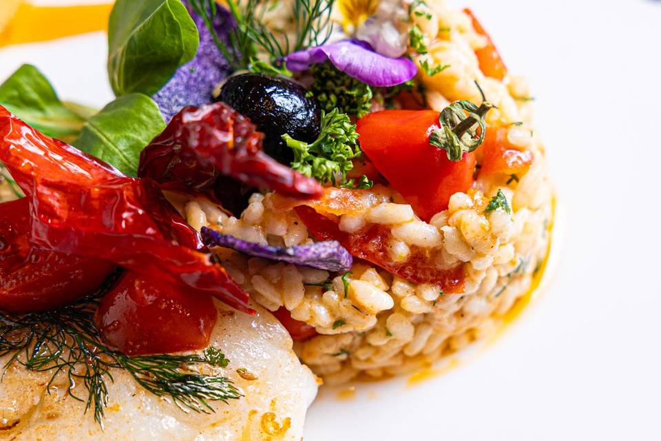Cabillaud et risotto