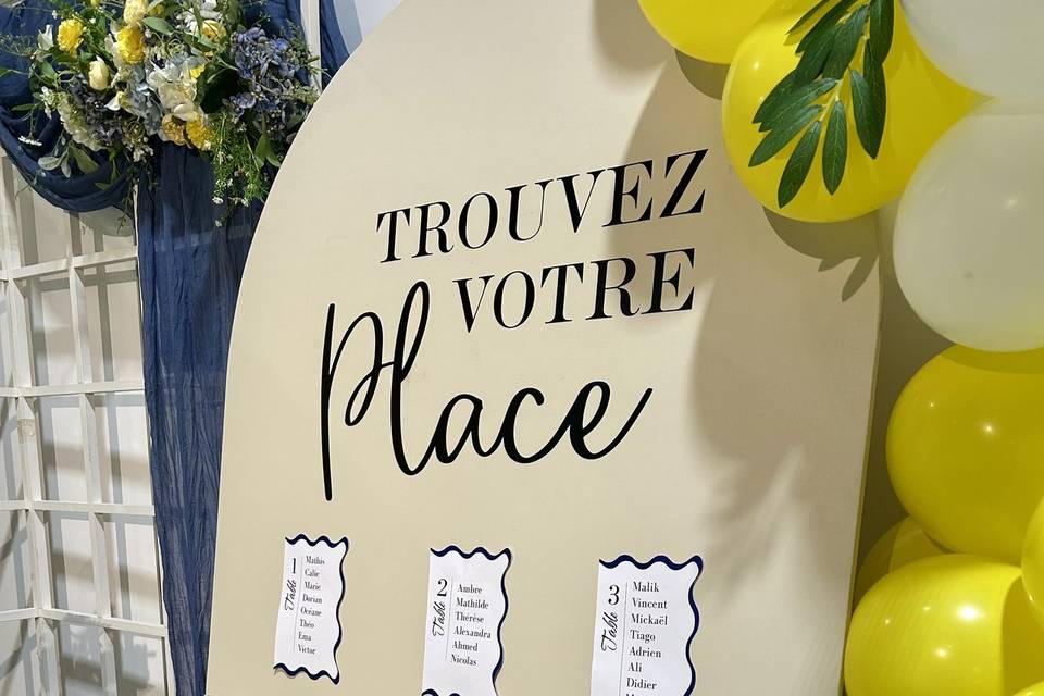 Plan de table