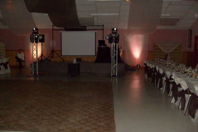 Podium et déco