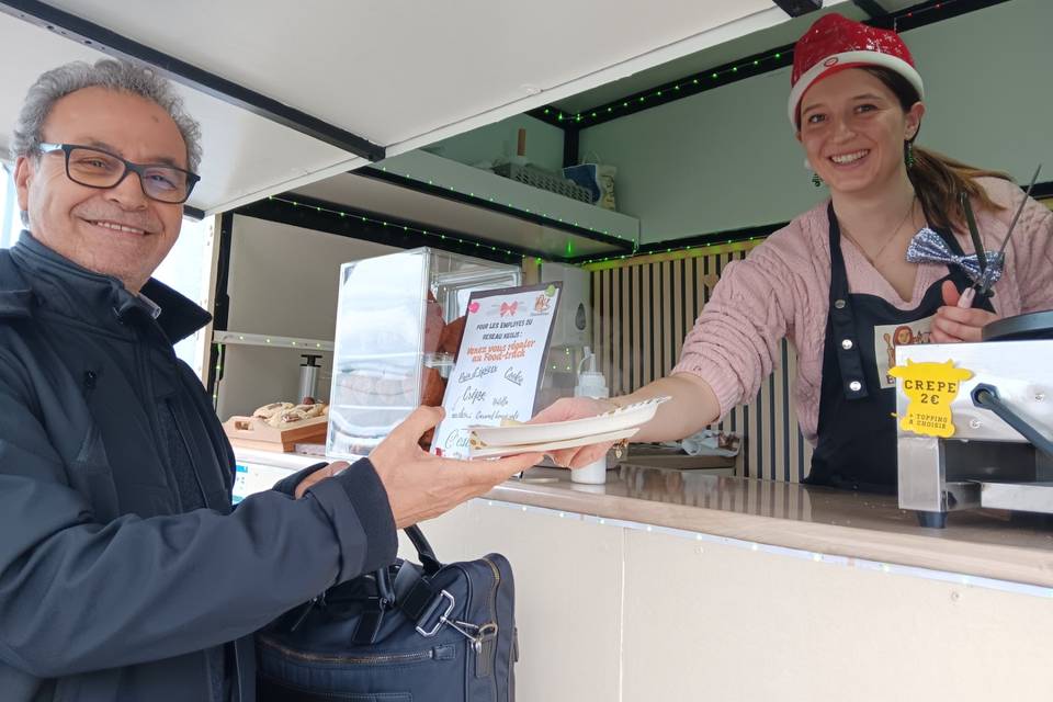 Distribution de gourmandise