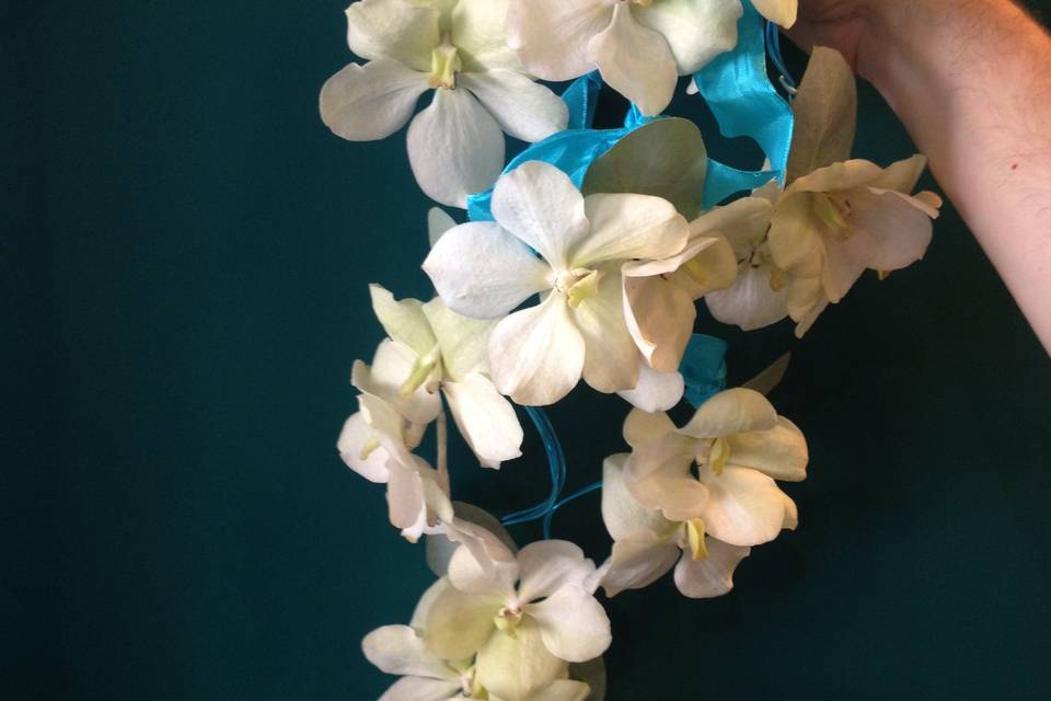 Bouquet de mariée coloré