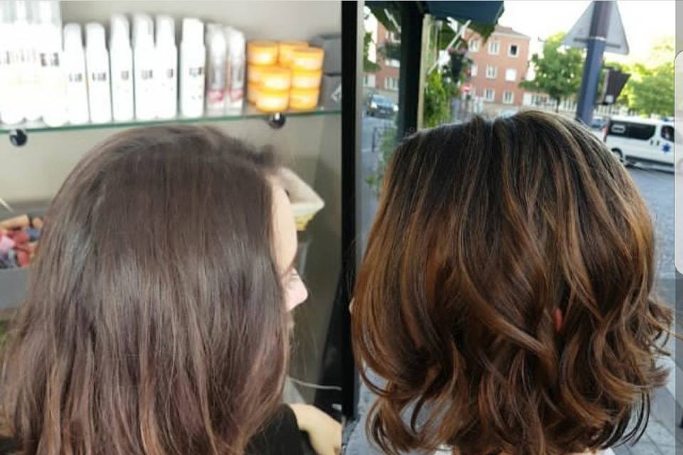 Balayage + Coupe + brushing