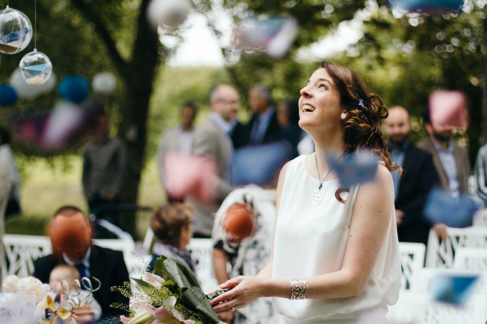 Le jeté de bouquet