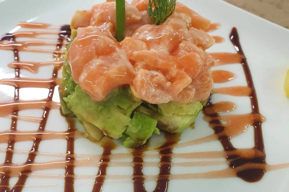 Tartare saumon avocat