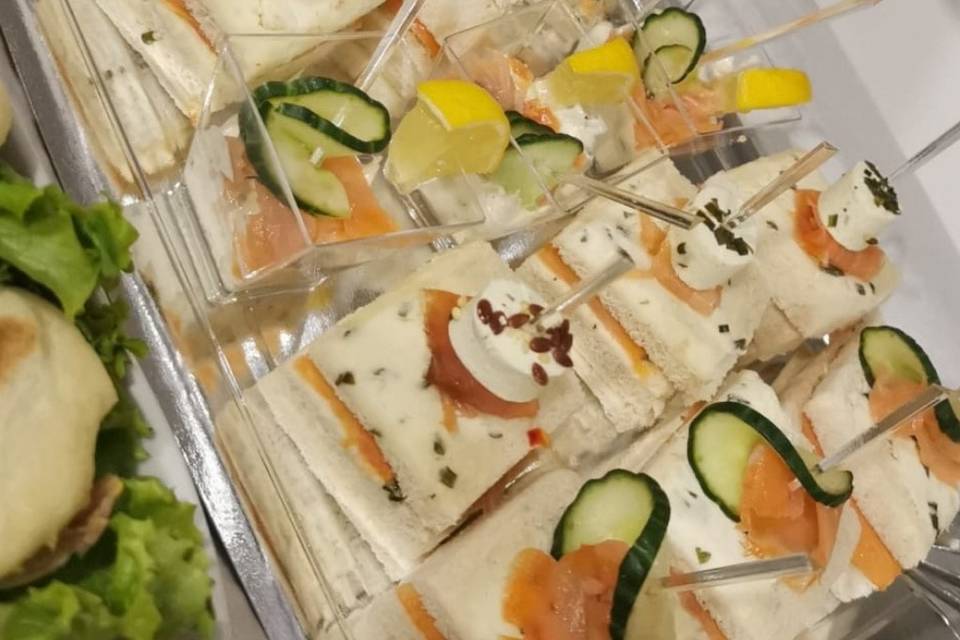 Canapés saumon