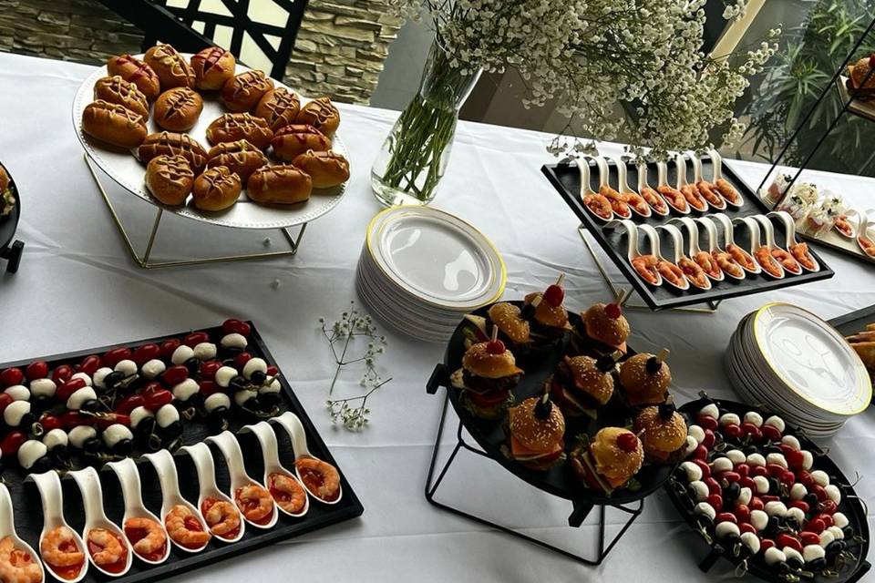 Buffet d'accueil