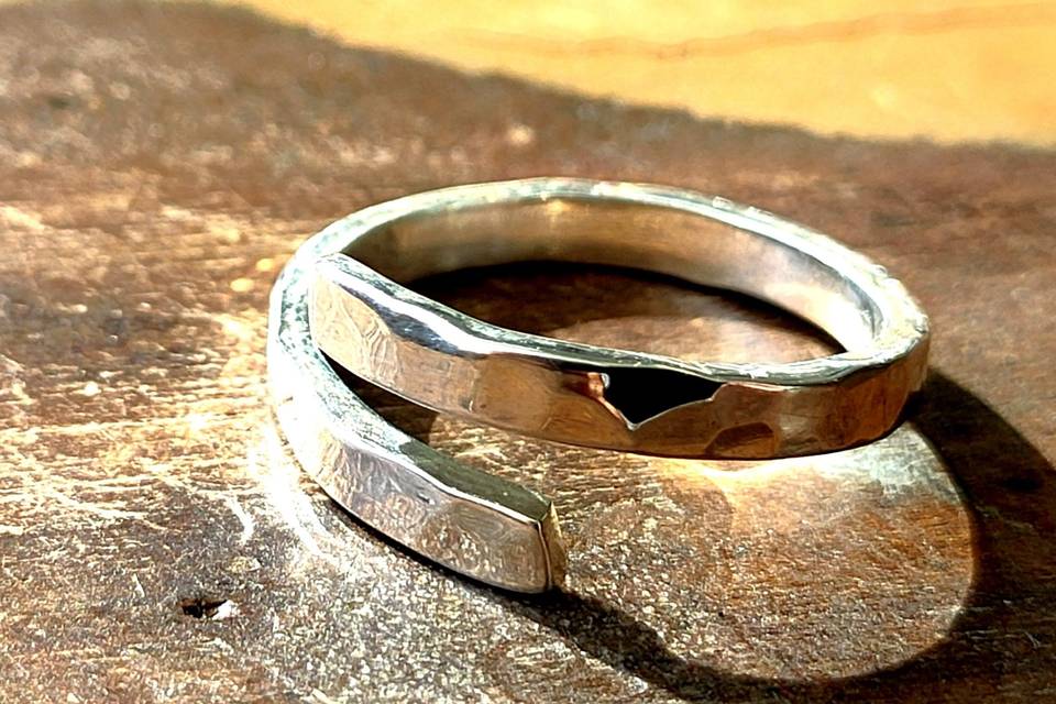 Bague ouverte argent