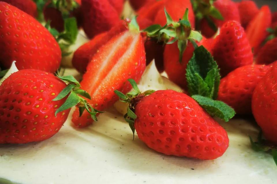 Fraisier aux fraises bretonne