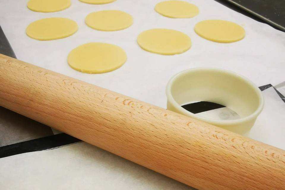 Préparation de dessert maison