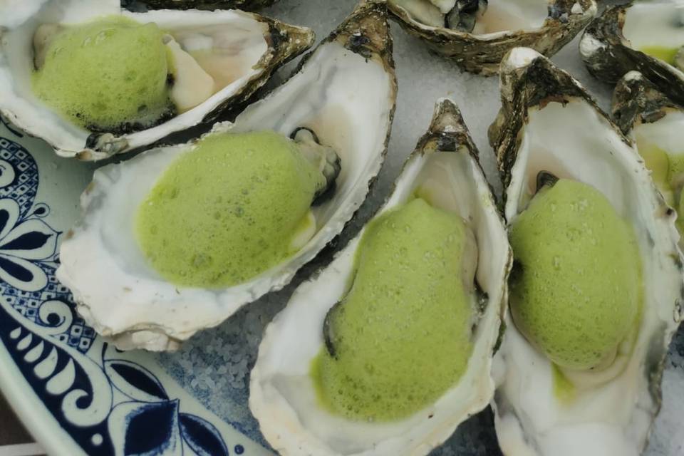 Huître pochée