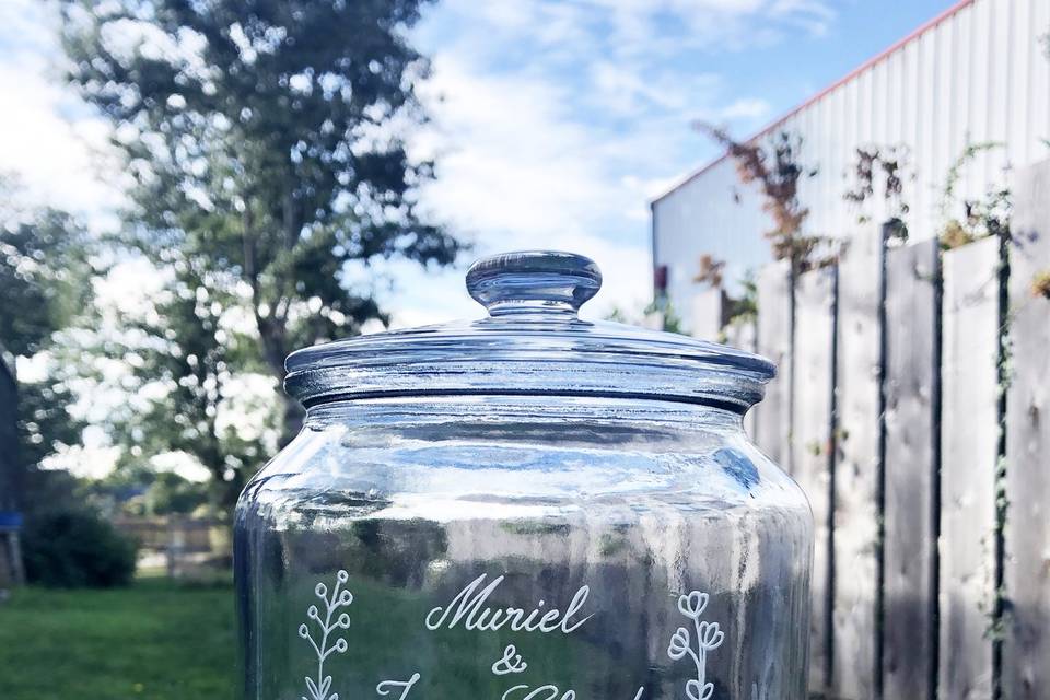Bonbonnière pour mots doux
