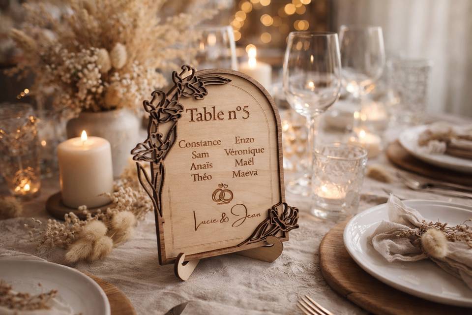 Numero de table