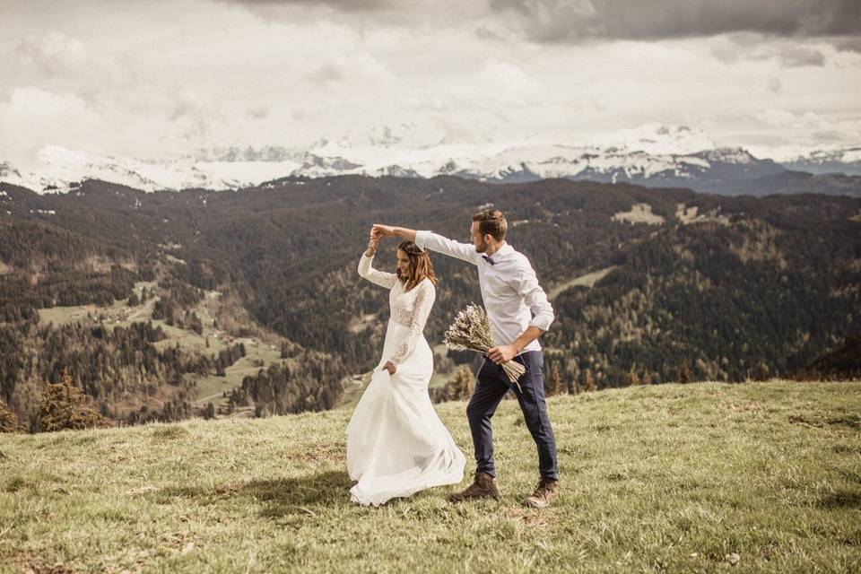 Mariage en montagne