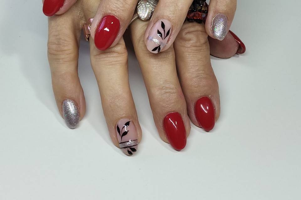 Nail art fleurs